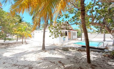 Casa amueblada en renta en la playa de Chuburna Puerto en Yucatán