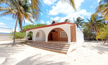 Casa amueblada en renta en la playa de Chuburna Puerto en Yucatán