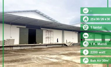 Gudang dijual di Sungai Raya, Kubu Raya, Kalimantan Barat