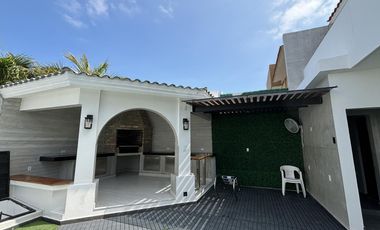 COSTA DE ORO, Casa en VENTA con recamara en PB, alberca, 4 recamaras, estancia de TV