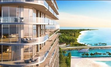 Departamento ocean view, amueblado, SLS Hotel & Residences, Puerto Cancún
