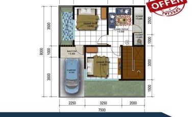 Rumah Villa Dijual Di Batu Malang Tipe 67 Dikelilingi Wisata Batu