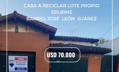 VENTA  CASA TODA  A RECICLAR GRAN OPORTUNIDAD!!!!!