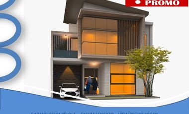 Private Pool Rumah Batu Tipe 67 View Gunung Arjuna