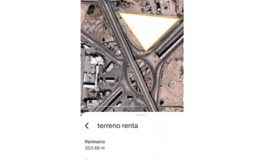 Terreno cerca del aeropuerto en renta