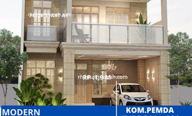 RUMAH 2 LANTAI DI JUAL DENGAN KONSEP MODREN MINIMALIS DI JL SOEKARNO HATA