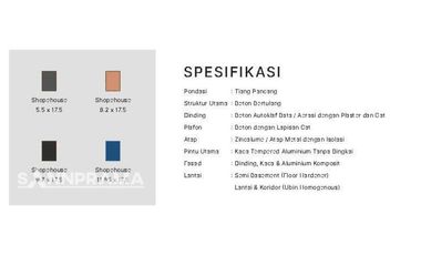 Ruko ready stok siap pakai di jalan boulevard south city