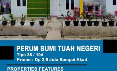 for sale rumah subsidi design minimalis dp 2.5jt sampa akad