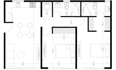 Departamento en venta listo para entrega, Zennova Dzitya