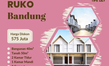 Promo Ruko Mainroad 500 Jutaan di Karyawangi Bandung Barat