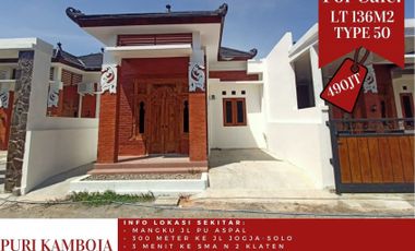 Rumah Megah Harga Murah di Klaten Selatan Siap KPR