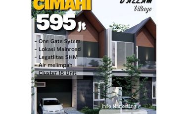 Cluster Exclusive One Gate System Ruko 2 Lt Rumah 2 Lt D'azzam Village Cimahi