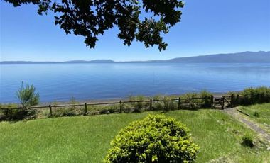 Sitio en Arriendo en Ruta Villarrica a Pucón con playa orilla lago Villarrica