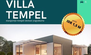 RUMAH VILLA LIMASAN MODERN DIJUAL DI YOGYAKARTA 1,4 MILLIAR