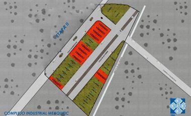 TERRENOS EN PREVETA EN COMPLEJO INDUSTRIAL MEXQUTIC, SLP
