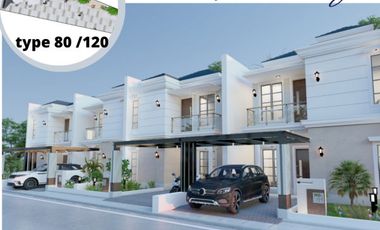 RUMAH DI JUAL DI JALAN SIMPANG TIGA DENGAN 2 LANTAI
