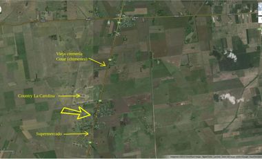 Lote frentista situado a metros de la ruta 18, altura km 11,5 de la localidad de Álvarez