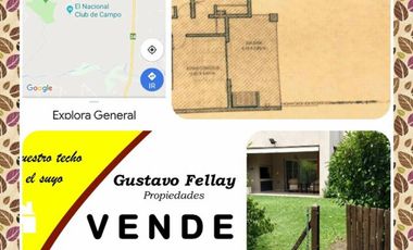 Venta Departamento Dormie PB  3 ambientes 2 dormitorios galeria parrilla jardin cochera en CC El Nacional