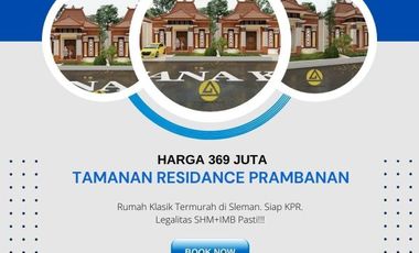 Rumah Klasik Dikawasan Elit Prambanan!!