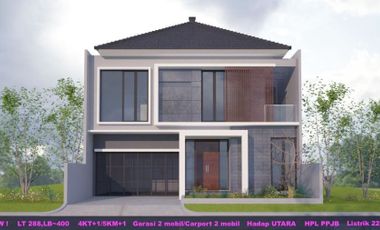 Dijual Rumah Baru Mewah Raffles Garden Citraland Mewah Modern Design Surabaya Barat