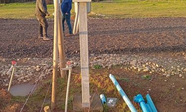 Terreno de 1.000 M2, Urbano em Tres Esquinas, Bulnes