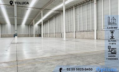 Alquiler de espacio industrial ubicado en Toluca