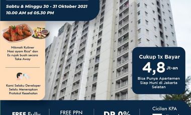 Apartemen Siap Huni Bintaro Jakarta Selatan Tanpa Depe