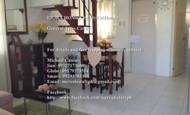 LIORA HOMES Rent to Own House and Lot in General Trias Cavit