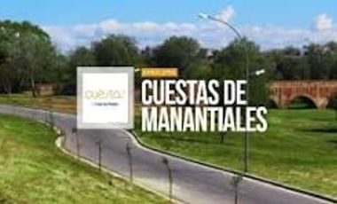 LOTE CUESTAS DE MANANTIALES Apto Duplex