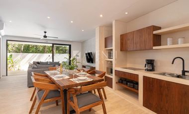 Condo Hotel amueblado en Venta, Aldea Maya, Aldea Zama, Tulum Quintana Roo.