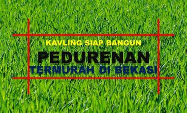 kavling murah siap bangun pedurenan mustika jaya