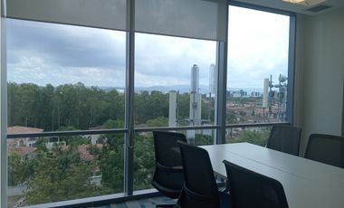 SE ALQUILA OFICINA AMOBLADA DE 318MTS EN COSTA DEL ESTE