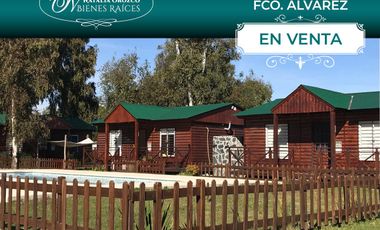 Cabaña EN VENTA- Francisco Alvarez- Piscina y seguridad con Camaras