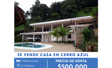 SE VENDE CASA CON VISTA A LA CIUDAD EN LAS VISTAS DE CERRO AZUL
