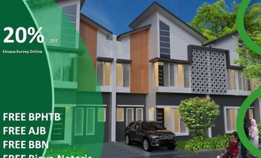 Jual Rumah Malang Disc 20% PPKM View Bukit Katu Tipe 45/77