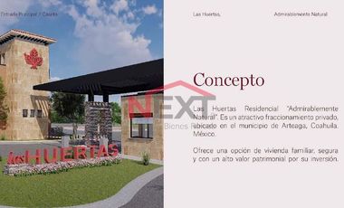 Terreno de 295.28 mts NUM 817 en Fraccionamiento Residencial Cerrado Las Huertas en Arteaga. Para Construcción a Largo plazo o Inversión