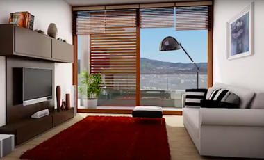Gran terraza /vista a Santiago/400m Quinchamali Arriendo