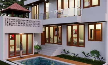 DIJUAL VILLA BANGUNAN BARU LOKASI STRATEGIS DEKAT BANDARA DI BALI