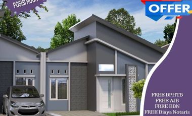 Rumah Dijual di Malang Tipe 25/107 Free Biaya2 Dekat Kampus