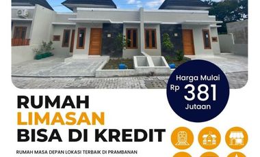 Rumah Dijual Limasan 3 menit ke Candi Prambanan!