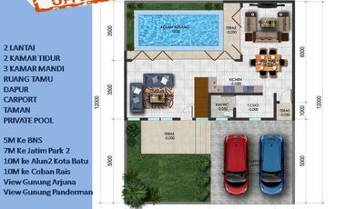 FREE IPHONE 13 PRO MAX RUMAH VILLA 2 LANTAI