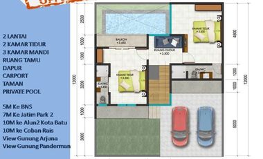 FREE IPHONE 13 PRO MAX RUMAH VILLA 2 LANTAI