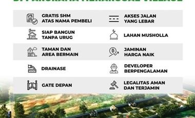 Tanah Kavling Menanggal Mojosari Siap Bangun, FREE SHM