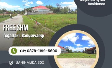 Tanah dijual di Sambirejo, Banyuwangi, Jawa Timur