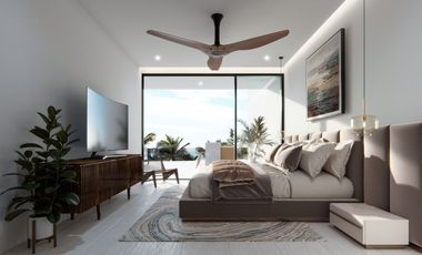 Condominio con terraza con vista al mar, alberca, cuarto lavado, venta, pre-cons