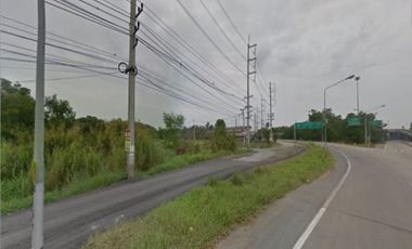 Price upon application 6 Rai land Purple zone on main road frontage in Pathum Thani