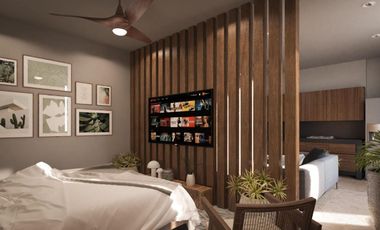 Departamento con terraza en rooftop y alberca con vista al mar, en venta Cozumel