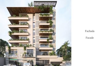 Departamento con terraza en rooftop y alberca con vista al mar, en venta Cozumel