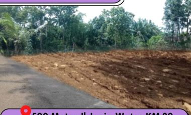 Dekat Jl.Raya Jogja-Wates, Tanah Sentolo Luas 100an Siap AJB Notaris