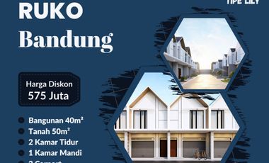 Ruko Murah 2 Lantai di Karyawangi 500 Jutaan dekat Eco Pesantren